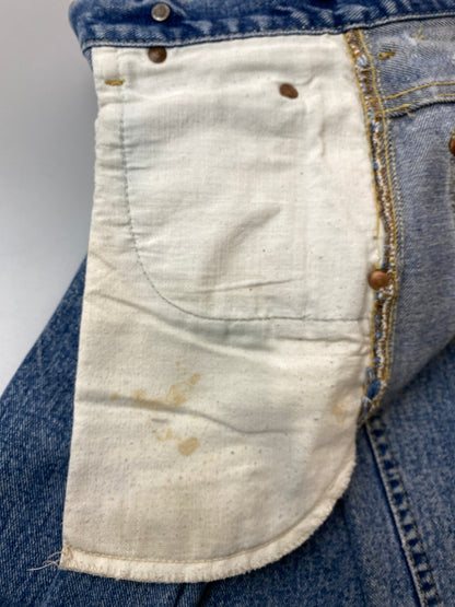 【ジャンク品】【メンズ】 LEE リー DENIM ROGGER PANTS BOSS OF THE ROAD 77 70'S デニム ロガー パンツ 70年代 ジーンズ ヴィンテージ 157-261015-em-17-min サイズ：不明（印字消え） カラー：インディゴ 万代Net店