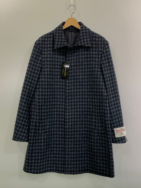 【中古品】【メンズ】 OXFORD CLASSIC オックスフォードクラシック HARRIS TWEED JACKET ハリスツイードジャケット ウール地 上着 141-261016-em-53-min サイズ：L カラー：ブルー系 万代Net店