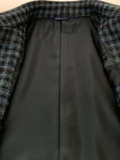 【中古品】【メンズ】 OXFORD CLASSIC オックスフォードクラシック HARRIS TWEED JACKET ハリスツイードジャケット ウール地 上着 141-261016-em-53-min サイズ：L カラー：ブルー系 万代Net店