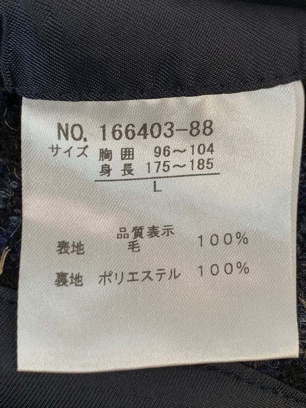 【中古品】【メンズ】 OXFORD CLASSIC オックスフォードクラシック HARRIS TWEED JACKET ハリスツイードジャケット ウール地 上着 141-261016-em-53-min サイズ：L カラー：ブルー系 万代Net店