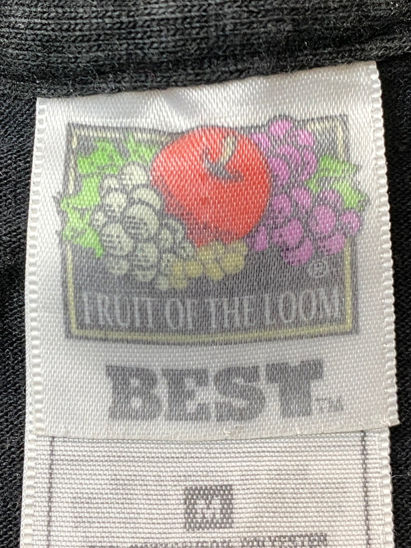 【中古品】【メンズ】 FRUIT OF THE LOOM フルーツ オブ ザ ルーム 90S AMERICAN CUSTOMS LOGO S/S TEE 90年代 アメリカン カスタムズ ロゴ ショートスリーブ 半袖Tシャツ 146-261016-em-13-min サイズ：M カラー：ブラック 万代Net店
