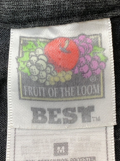 【中古品】【メンズ】 FRUIT OF THE LOOM フルーツ オブ ザ ルーム 90S AMERICAN CUSTOMS LOGO S/S TEE 90年代 アメリカン カスタムズ ロゴ ショートスリーブ 半袖Tシャツ 146-261016-em-13-min サイズ：M カラー：ブラック 万代Net店
