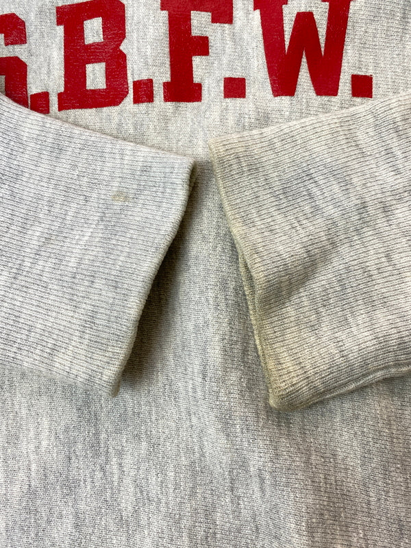 【現状渡し品】【メンズ】 CHAMPION チャンピオン 90S REVERSE WEAVE SWEATSHIRT 90年代 リバースウィーブ スウェットシャツ ヴィンテージ メンズ トップス トレーナー 146-261020-em-47-min サイズ：L カラー：ライトグレー 万代Net店