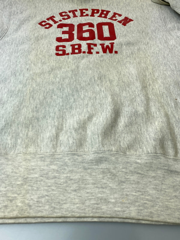 【現状渡し品】【メンズ】 CHAMPION チャンピオン 90S REVERSE WEAVE SWEATSHIRT 90年代 リバースウィーブ スウェットシャツ ヴィンテージ メンズ トップス トレーナー 146-261020-em-47-min サイズ：L カラー：ライトグレー 万代Net店