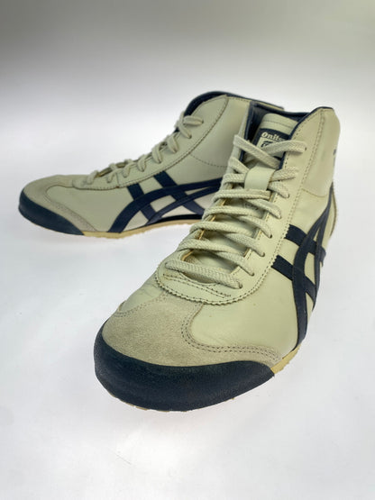 【中古品】【メンズ】 ONITSUKA TIGER オニツカタイガー MEXICO MID RUNNER メキシコ ミッド ランナー ミドルカット スニーカー メンズ シューズ 靴 163-261018-em-37-min サイズ：27.5cm カラー：ネイビー/ベージュ 万代Net店