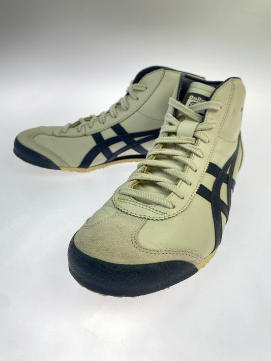 【中古品】【メンズ】 ONITSUKA TIGER オニツカタイガー MEXICO MID RUNNER メキシコ ミッド ランナー ミドルカット スニーカー メンズ シューズ 靴 163-261018-em-37-min サイズ：27.5cm カラー：ネイビー/ベージュ 万代Net店