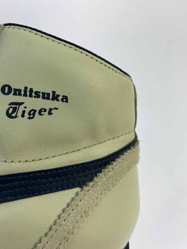 【中古品】【メンズ】 ONITSUKA TIGER オニツカタイガー MEXICO MID RUNNER メキシコ ミッド ランナー ミドルカット スニーカー メンズ シューズ 靴 163-261018-em-37-min サイズ：27.5cm カラー：ネイビー/ベージュ 万代Net店
