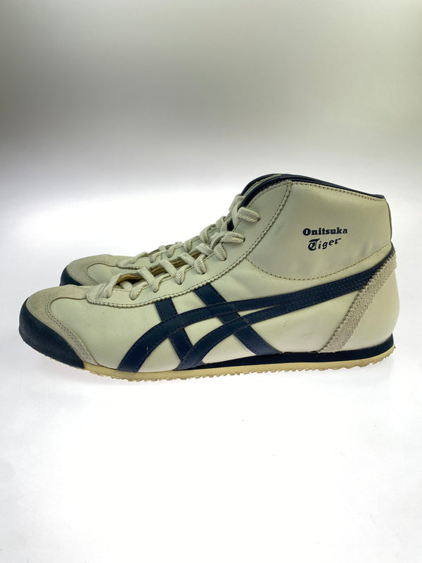【中古品】【メンズ】 ONITSUKA TIGER オニツカタイガー MEXICO MID RUNNER メキシコ ミッド ランナー ミドルカット スニーカー メンズ シューズ 靴 163-261018-em-37-min サイズ：27.5cm カラー：ネイビー/ベージュ 万代Net店
