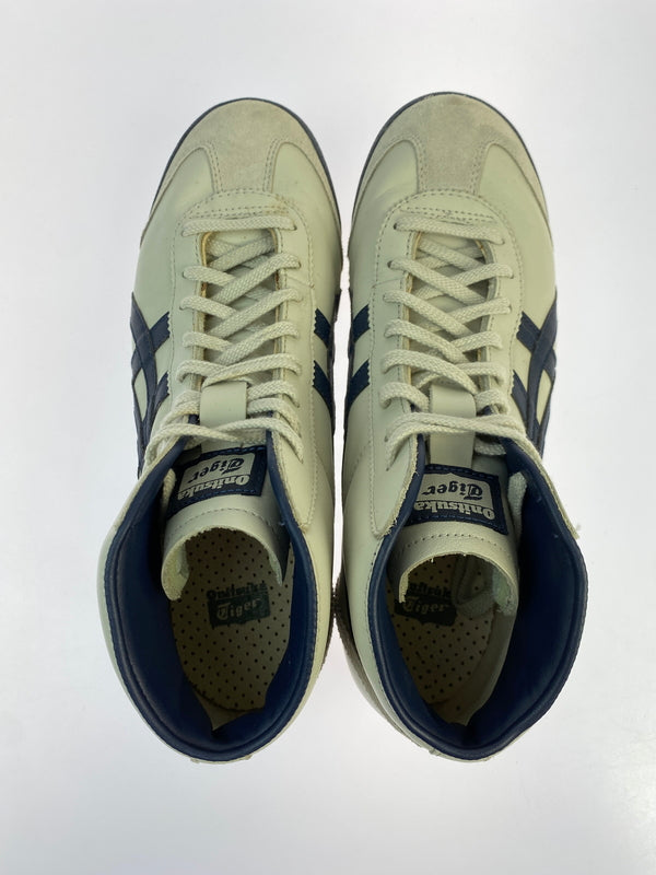 【中古品】【メンズ】 ONITSUKA TIGER オニツカタイガー MEXICO MID RUNNER メキシコ ミッド ランナー ミドルカット スニーカー メンズ シューズ 靴 163-261018-em-37-min サイズ：27.5cm カラー：ネイビー/ベージュ 万代Net店