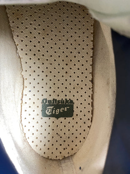 【中古品】【メンズ】 ONITSUKA TIGER オニツカタイガー MEXICO MID RUNNER メキシコ ミッド ランナー ミドルカット スニーカー メンズ シューズ 靴 163-261018-em-37-min サイズ：27.5cm カラー：ネイビー/ベージュ 万代Net店