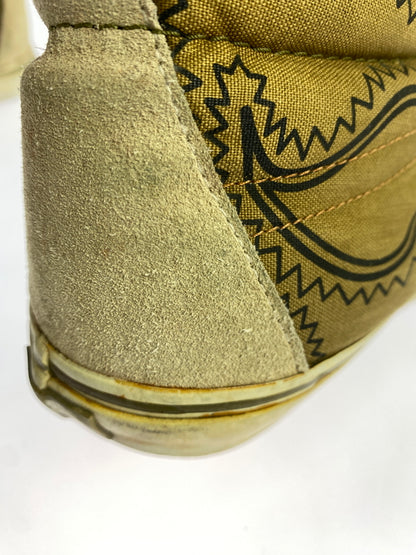 【現状渡し品】【メンズ】 STUSSY ステューシー × VANS バンズ SK8 HI スケートハイ スケハイ ハイカット スニーカー メンズ シューズ 靴 ヴァンズ 163-261018-em-38-min サイズ：不明 カラー：ベージュ / ブラウン（ペイズリー柄） 万代Net店