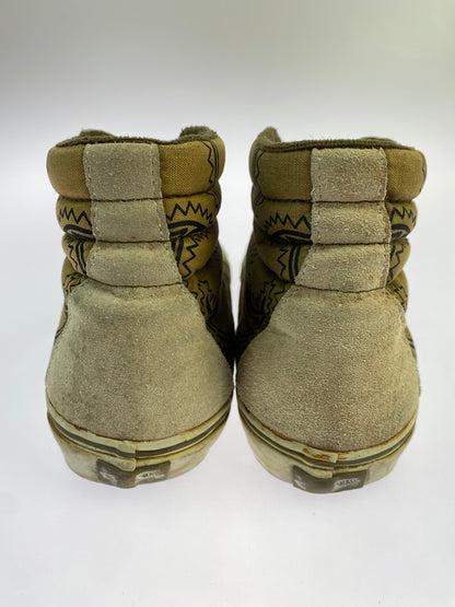 【現状渡し品】【メンズ】 STUSSY ステューシー × VANS バンズ SK8 HI スケートハイ スケハイ ハイカット スニーカー メンズ シューズ 靴 ヴァンズ 163-261018-em-38-min サイズ：不明 カラー：ベージュ / ブラウン（ペイズリー柄） 万代Net店