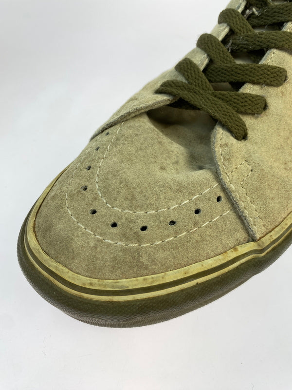 【現状渡し品】【メンズ】 STUSSY ステューシー × VANS バンズ SK8 HI スケートハイ スケハイ ハイカット スニーカー メンズ シューズ 靴 ヴァンズ 163-261018-em-38-min サイズ：不明 カラー：ベージュ / ブラウン（ペイズリー柄） 万代Net店