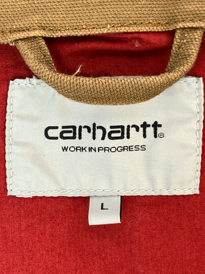 【中古品】【メンズ】 CARHARTT WIP カーハート ワークインプログレス ARBOR VEST I031521-23S アーバー ベスト メンズ コットン ワークベスト 142-261016-em-54-min サイズ：L カラー：ブラウン 万代Net店