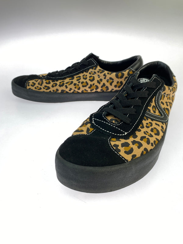 【中古品】【メンズ】 VANS バンズ SPORT LOW VN000CTDBLK スポーツ ロー スニーカー ローカット シューズ 靴 163-261018-em-36-min サイズ：26.5cm カラー：レオパード/ブラック 万代Net店
