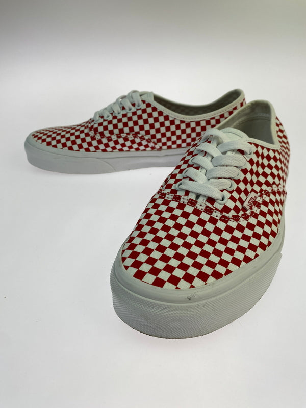 【中古品】【メンズ】 VANS バンズ AUTHENTIC VN000EGAR30 オーセンティック ローカット スニーカー シューズ 靴 163-261018-em-35-min サイズ：26.5cm カラー：レーシングレッド / ホワイト 万代Net店