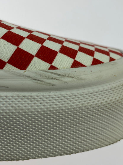 【中古品】【メンズ】 VANS バンズ AUTHENTIC VN000EGAR30 オーセンティック ローカット スニーカー シューズ 靴 163-261018-em-35-min サイズ：26.5cm カラー：レーシングレッド / ホワイト 万代Net店