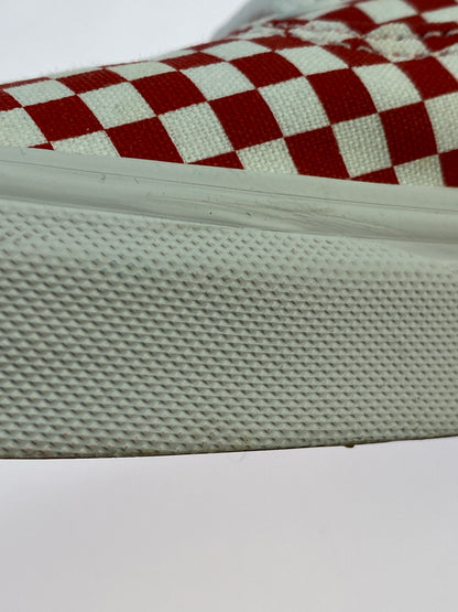 【中古品】【メンズ】 VANS バンズ AUTHENTIC VN000EGAR30 オーセンティック ローカット スニーカー シューズ 靴 163-261018-em-35-min サイズ：26.5cm カラー：レーシングレッド / ホワイト 万代Net店