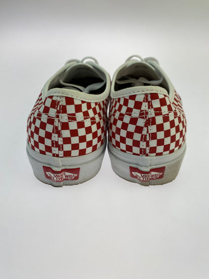 【中古品】【メンズ】 VANS バンズ AUTHENTIC VN000EGAR30 オーセンティック ローカット スニーカー シューズ 靴 163-261018-em-35-min サイズ：26.5cm カラー：レーシングレッド / ホワイト 万代Net店