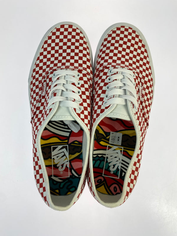 【中古品】【メンズ】 VANS バンズ AUTHENTIC VN000EGAR30 オーセンティック ローカット スニーカー シューズ 靴 163-261018-em-35-min サイズ：26.5cm カラー：レーシングレッド / ホワイト 万代Net店