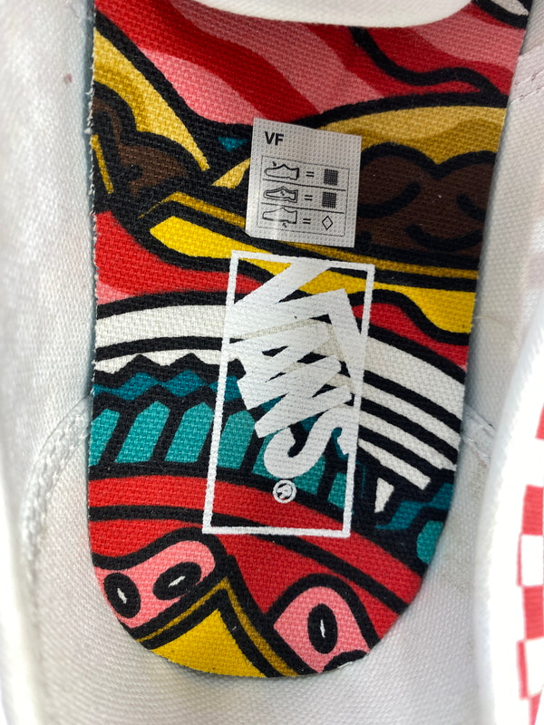 【中古品】【メンズ】 VANS バンズ AUTHENTIC VN000EGAR30 オーセンティック ローカット スニーカー シューズ 靴 163-261018-em-35-min サイズ：26.5cm カラー：レーシングレッド / ホワイト 万代Net店