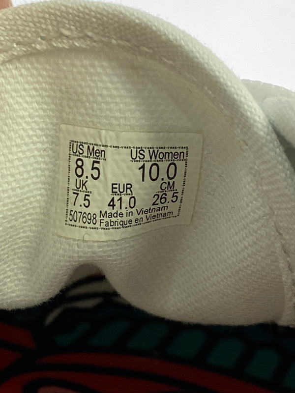 【中古品】【メンズ】 VANS バンズ AUTHENTIC VN000EGAR30 オーセンティック ローカット スニーカー シューズ 靴 163-261018-em-35-min サイズ：26.5cm カラー：レーシングレッド / ホワイト 万代Net店