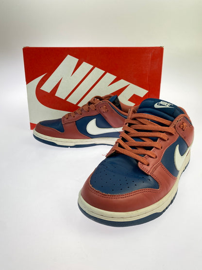【中古品】【レディース】 W NIKE ナイキ DUNK LOW "CANYON RUST" DD1503-602 ウィメンズ ダンク ロー キャニオン ラスト 靴 シューズ スニーカー SNEAKER 160-261017-KS-21-min サイズ：27cm US10 カラー：赤茶色/ネイビー 万代Net店