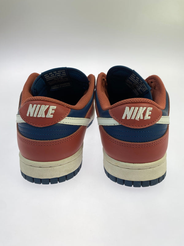 【中古品】【レディース】 W NIKE ナイキ DUNK LOW "CANYON RUST" DD1503-602 ウィメンズ ダンク ロー キャニオン ラスト 靴 シューズ スニーカー SNEAKER 160-261017-KS-21-min サイズ：27cm US10 カラー：赤茶色/ネイビー 万代Net店
