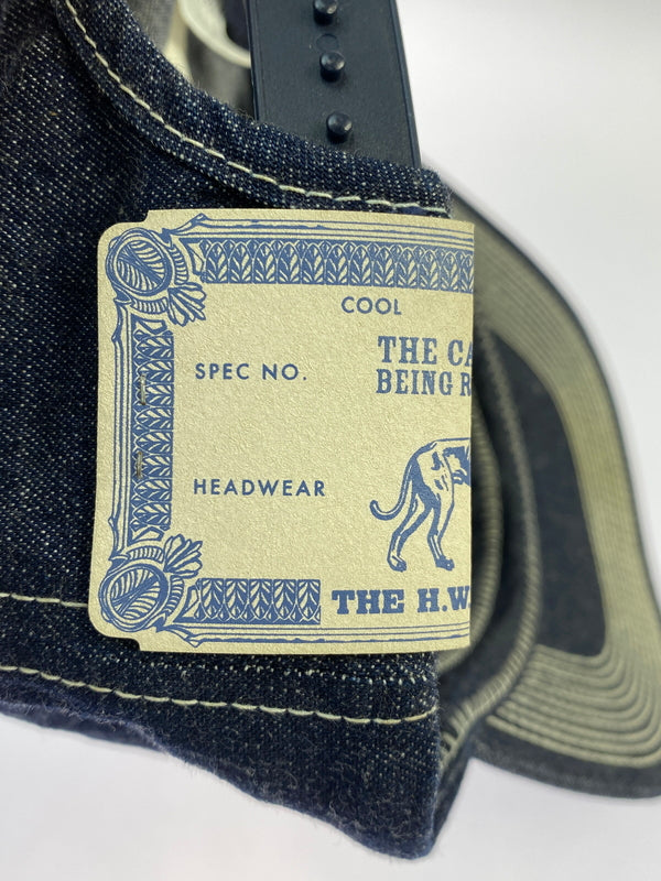 【中古品】【メンズ/レディース】 THE H.W.DOG&CO ザ エイチ ダブリュー ドッグ アンド コーTRUCKER DENIM CAP トラッカー デニム キャップ 帽子 185-261025-em-04-min カラー：インディゴブルー 万代Net店