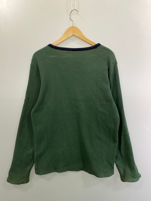 【中古品】【メンズ】 CHAMPION REVERSIBLE SWEATSHIRT リバーシブル スウェットシャツ メンズ 長袖Tシャツ トップス 146-261016-em-10-min サイズ：M カラー：ネイビー/グリーン 万代Net店