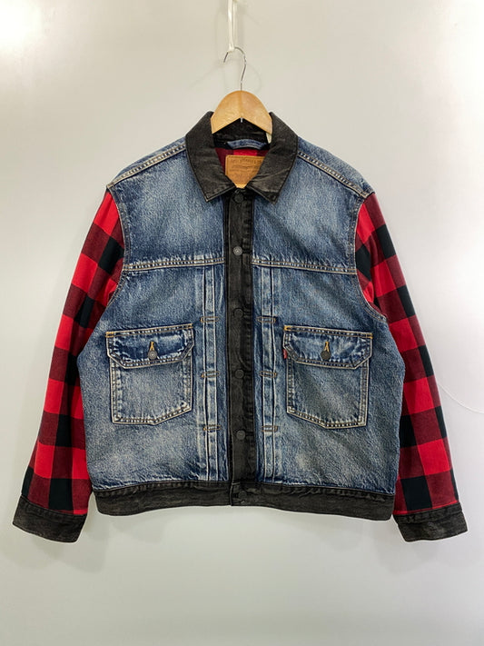【中古品】【メンズ】 LEVI'S リーバイス PREMIUM プレミアム DENIM JACKET デニムジャケット ジャーナルスタンダード エクスクルーシブ メンズ アウター Gジャン 147-261020-em-33-min サイズ：M カラー：インディゴ系 万代Net店