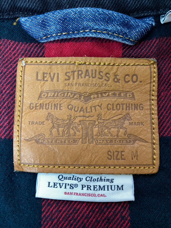 【中古品】【メンズ】 LEVI'S リーバイス PREMIUM プレミアム DENIM JACKET デニムジャケット ジャーナルスタンダード エクスクルーシブ メンズ アウター Gジャン 147-261020-em-33-min サイズ：M カラー：インディゴ系 万代Net店