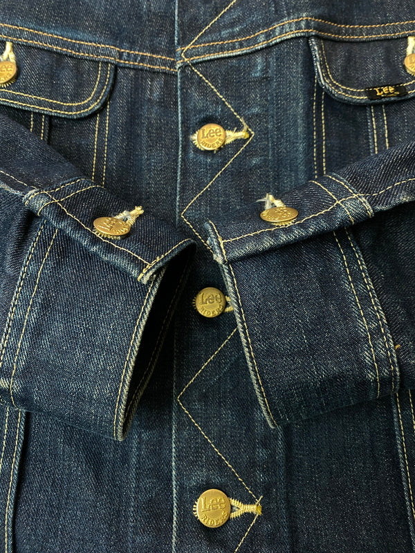 【中古品】【メンズ】 LEE リー DENIM JACKET LM8100 デニム ジャケット メンズ アウター Gジャン 145-261015-em-05-min サイズ：M カラー：インディゴ 万代Net店