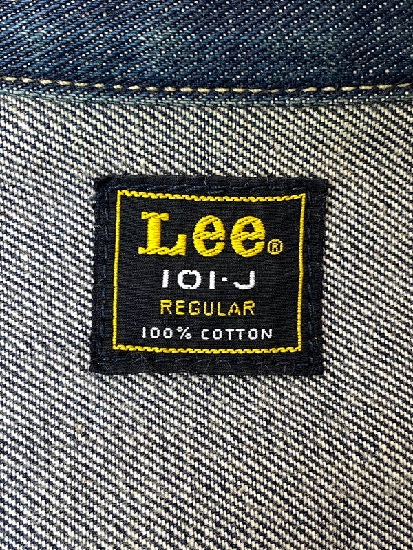 【中古品】【メンズ】 LEE リー DENIM JACKET LM8100 デニム ジャケット メンズ アウター Gジャン 145-261015-em-05-min サイズ：M カラー：インディゴ 万代Net店