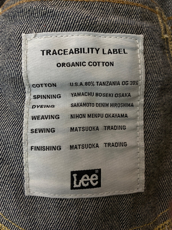 【中古品】【メンズ】 LEE リー DENIM JACKET LM8100 デニム ジャケット メンズ アウター Gジャン 145-261015-em-05-min サイズ：M カラー：インディゴ 万代Net店
