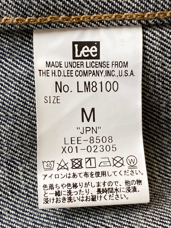 【中古品】【メンズ】 LEE リー DENIM JACKET LM8100 デニム ジャケット メンズ アウター Gジャン 145-261015-em-05-min サイズ：M カラー：インディゴ 万代Net店