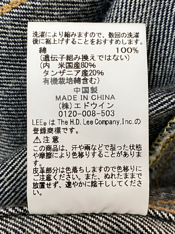 【中古品】【メンズ】 LEE リー DENIM JACKET LM8100 デニム ジャケット メンズ アウター Gジャン 145-261015-em-05-min サイズ：M カラー：インディゴ 万代Net店