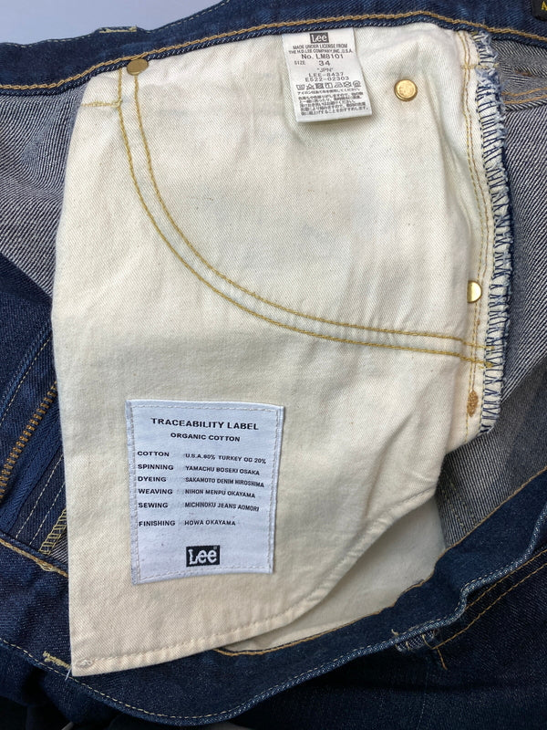 【現状渡し品】【メンズ】 LEE リー DENIM PANTS LM8101 デニムパンツ ジーンズ ジーパン ボトムス 156-261016-em-06-min サイズ：34 カラー：ブルーインディゴ 万代Net店