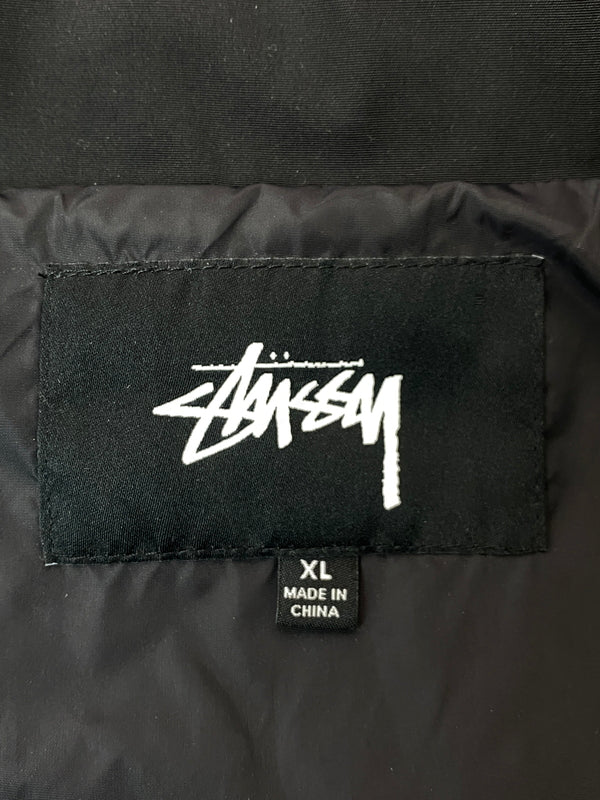 【中古品】【メンズ】 STUSSY ステューシー CLASSIC COACH JACKET 115490 クラシック コーチ ジャケット メンズ ライトアウター ナイロンジャケット 142-261015-em-23-min サイズ：XL カラー：ブラック 万代Net店