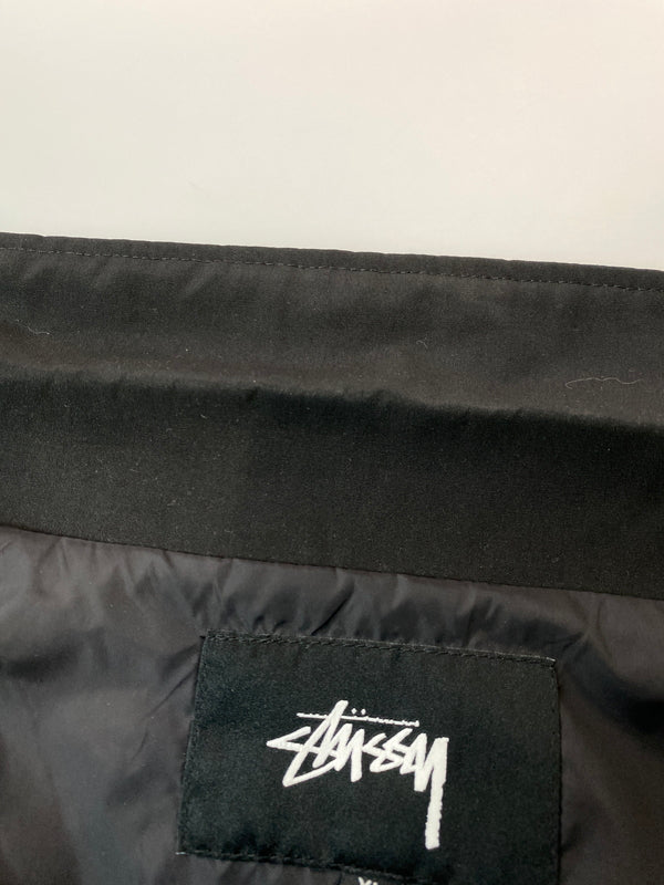 【中古品】【メンズ】 STUSSY ステューシー CLASSIC COACH JACKET 115490 クラシック コーチ ジャケット メンズ ライトアウター ナイロンジャケット 142-261015-em-23-min サイズ：XL カラー：ブラック 万代Net店