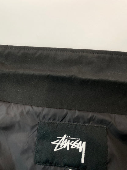 【中古品】【メンズ】 STUSSY ステューシー CLASSIC COACH JACKET 115490 クラシック コーチ ジャケット メンズ ライトアウター ナイロンジャケット 142-261015-em-23-min サイズ：XL カラー：ブラック 万代Net店