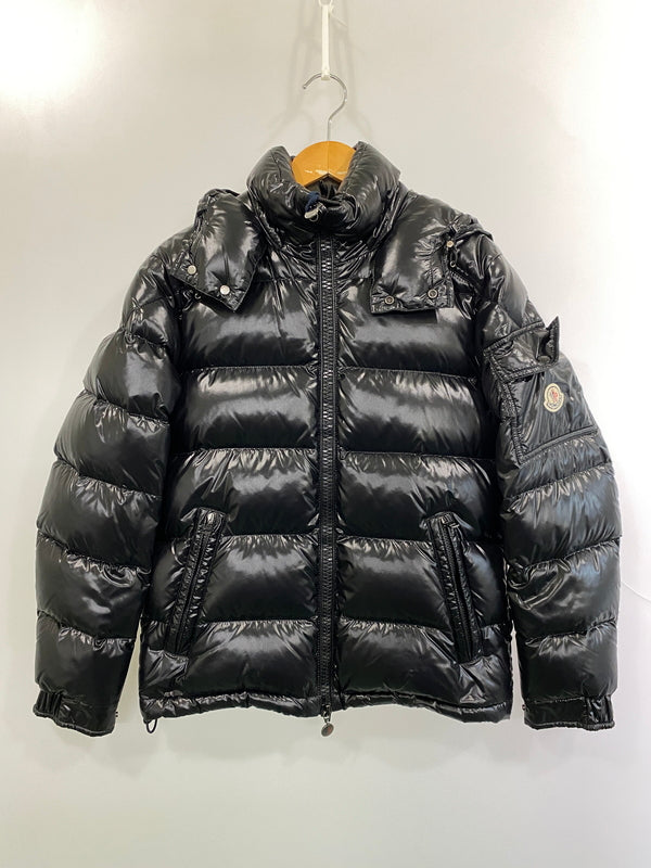 【中古品】【メンズ】 MONCLER モンクレール MAYA GIUBBOTTO DOWN JACKET 142-091-40366-05 マヤ ジュボット ダウンジャケット メンズ アウター ブルゾン 141-261015-em-36-min カラー：ブラック 万代Net店