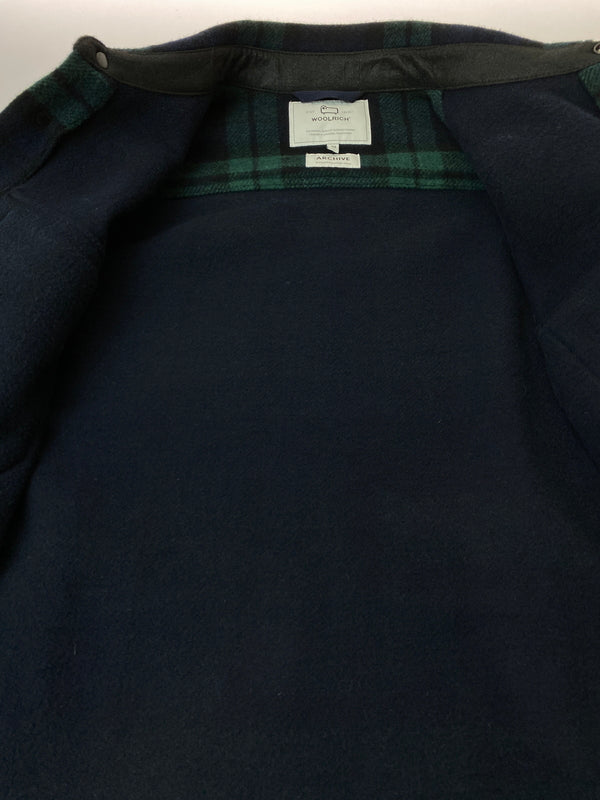 【中古品】【メンズ】 WOOLRICH ウールリッチ LS SHIRT WOOS0068 ロングスリーブ シャツ メンズ 長袖シャツ トップス 147-261020-em-43-min サイズ：M カラー：グリーン/ネイビー 万代Net店
