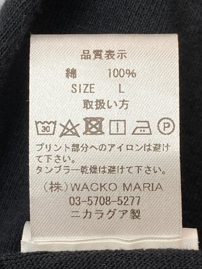 【中古品】【メンズ】 WACKOMARIA ワコマリア KEITH HARING POCKET T-SHIRT (TYPE-1) キース へリング ポケット Tシャツ タイプ１ 半袖Tシャツ メンズ トップス 142-261020-em-42-min サイズ：L カラー：ブラック 万代Net店