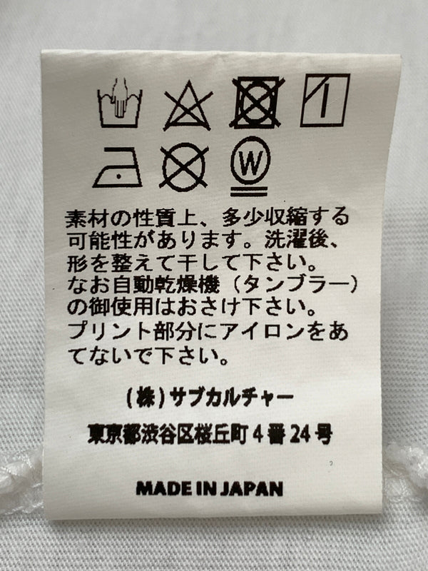 【中古品】【メンズ】 SUBCULTURE サブカルチャー BAD GIRL TEE バッド ガール ティー メンズ トップス 半袖Tシャツ 142-261017-KS-11-min サイズ：2 カラー：ホワイト 万代Net店