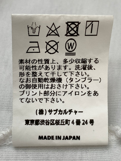【中古品】【メンズ】 SUBCULTURE サブカルチャー BAD GIRL TEE バッド ガール ティー メンズ トップス 半袖Tシャツ 142-261017-KS-11-min サイズ：2 カラー：ホワイト 万代Net店