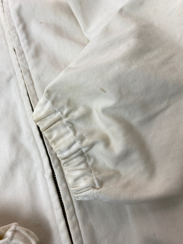 【現状渡し品】【メンズ】 POLO RALPH LAUREN ポロ・ラルフローレン 90'S SWINGTOP 90年代 スイングトップ ショート丈 ブルゾン ライトアウター 146-261015-em-22-min サイズ：M カラー：アイボリー 万代Net店