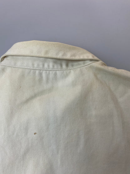 【現状渡し品】【メンズ】 POLO RALPH LAUREN ポロ・ラルフローレン 90'S SWINGTOP 90年代 スイングトップ ショート丈 ブルゾン ライトアウター 146-261015-em-22-min サイズ：M カラー：アイボリー 万代Net店