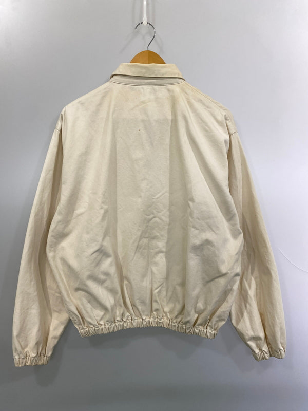 【現状渡し品】【メンズ】 POLO RALPH LAUREN ポロ・ラルフローレン 90'S SWINGTOP 90年代 スイングトップ ショート丈 ブルゾン ライトアウター 146-261015-em-22-min サイズ：M カラー：アイボリー 万代Net店