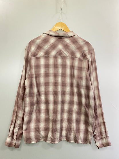【中古品】【メンズ】 WTAPS ダブルタップス オンブレチェックシャツ 101GWDT-SHM01 長袖シャツ メンズ トップス チェック柄 142-261020-em-40-min サイズ：l カラー：スモーキーピンク 万代Net店